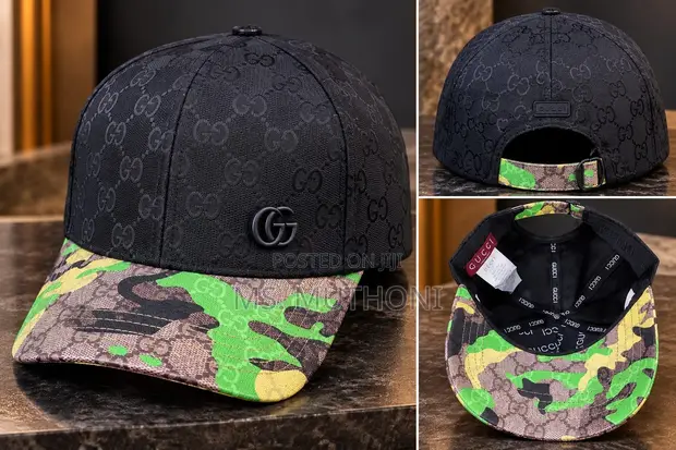 Designer Caps: Fendi, Coach, Gucci, Versace - 1