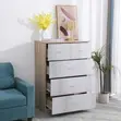 Kifua cha Kisasa cha Drawers za Mbao - 4 Drawers - 5