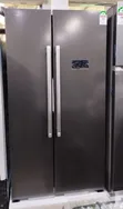 443 Litres Solstar Side-by-Side No-Frost Silver Refrigerator - 2