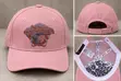 Kofia ya Besiboli ya Versace Medusa (Nyeusi/Pink) - 2