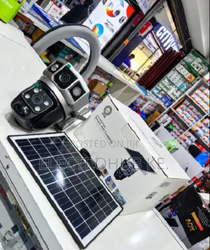 V380 4G Solar CCTV ya Nje na Taa Mahiri