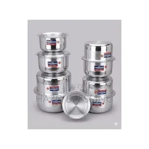Freedom Heavy Gauge Stainless Steel Sufuria Set - 8 Pcs