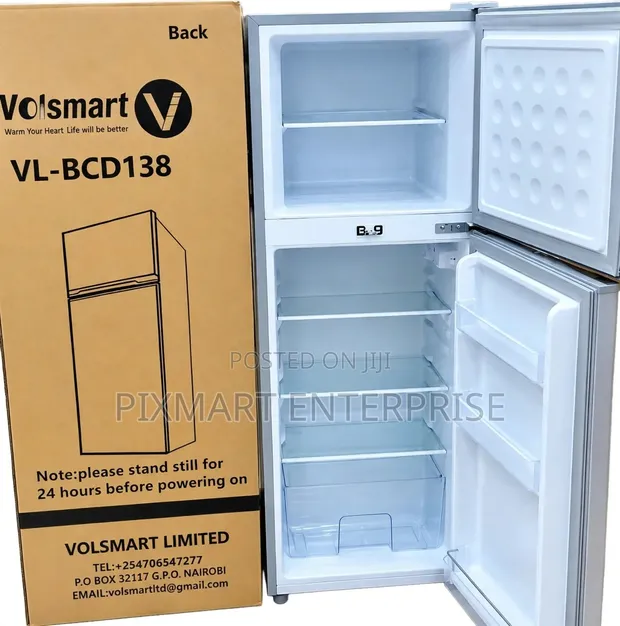 Brand New Volsmart 138L Fridge with Freezer - 1
