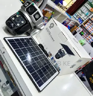 Kamera ya Usalama ya V380 4G Dual Lens ya Solar yenye Night Vision