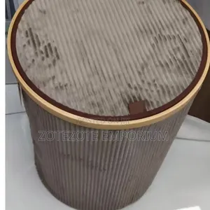 Round Soft Laundry Basket - Canvas