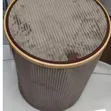Round Soft Laundry Basket - Canvas - 1