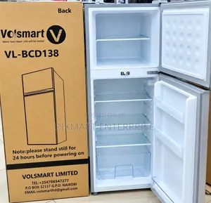 Volsmart 138L Friji ya Nyumbani Mlango Mbili