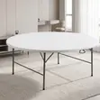 1500mm Round Foldable Plastic Table - 1