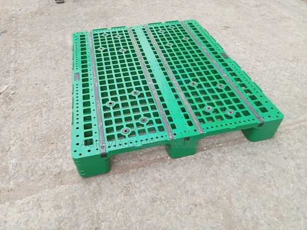 Plastic Pallets Zenye Chuma cha Kuimarisha (Zijani) - 1