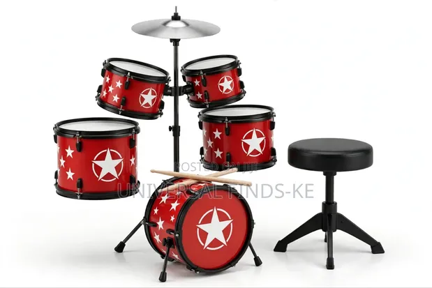 Kids Drum Set Musical Toy for Beginners - 1