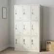 9-Door Metal Gym & Home Storage Cabinet - 1