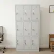 9-Door Metal Gym & Home Storage Cabinet - 4
