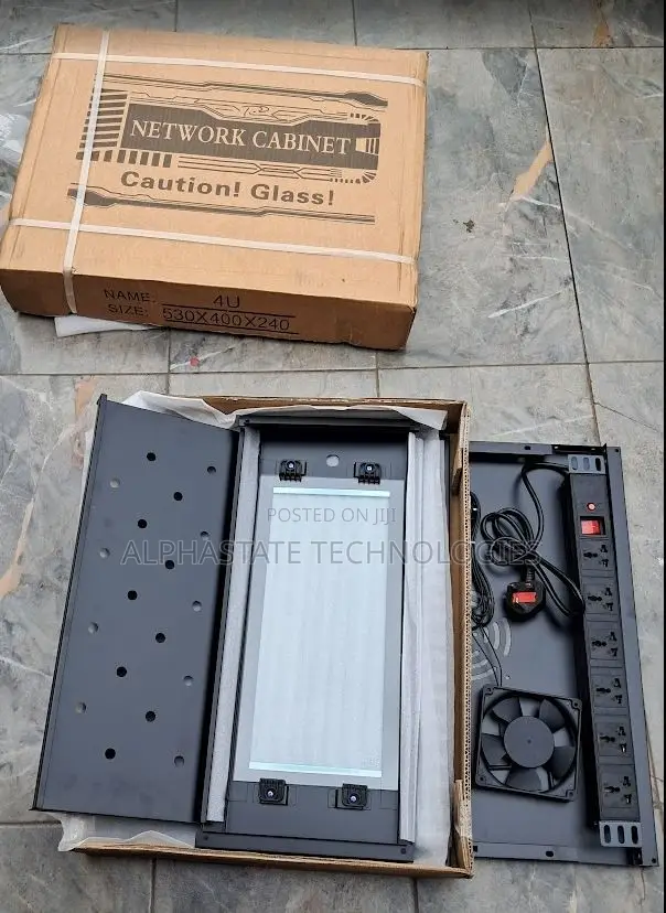 4U Data Cabinet 530x400x240mm for Networking Equipment - 1