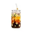 Portable Smoothie Glass Mug with Lid & Straw - 2