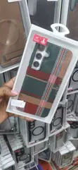 Kunod Retro Plaid/Tribal Carbon Fiber Case for Galaxy S24+ - 2