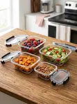 4 Pcs Borosilicate Glass Snack Storage Set - 3