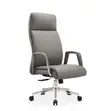 Executive Gray Swivel Office Chair - 1