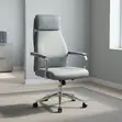 Executive Gray Swivel Office Chair - 5