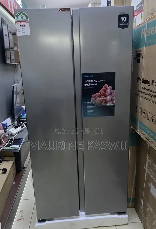 Hisense 441L Side-by-Side Refrigerator (REF441DR) - 1