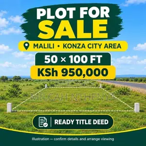 50x100 Residential Plot for Sale in Malili, Konza City