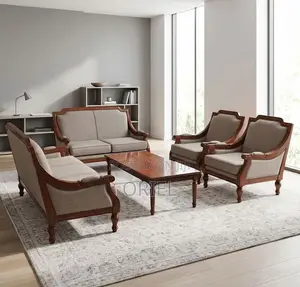 Sofa ya Ofisi ya Viti 7 kwa Chumba cha Kusubiri/Mapokezi