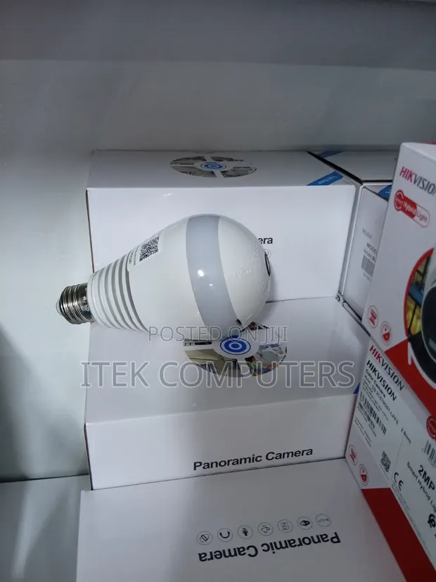 V380 Pro WiFi Bulb Camera for Indoor Security - 1