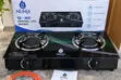 Nunix GI-007 Double Burner Infrared Gas Stove - Glass Top - 2