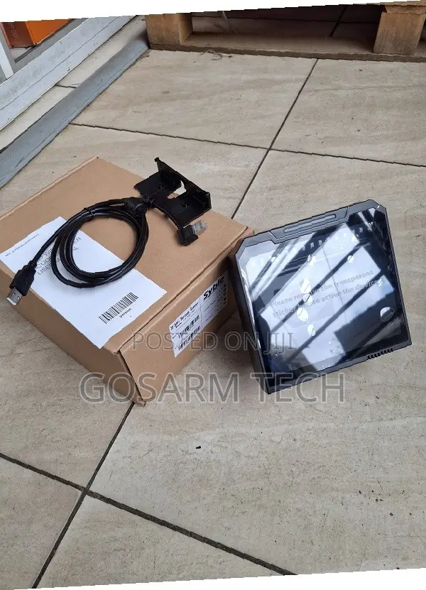 Syble XB-8808G 2D Barcode Scanner - Hands-Free Desktop POS Reader - 1