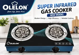 OLELON Super 2-Burner Infrared Gas Cooker