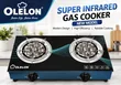 OLELON Super 2-Burner Infrared Gas Cooker - 1