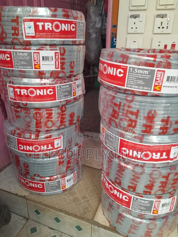 Tronic 1.5mm Twin with Earth Cable (90m) - 1