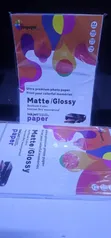 Karatasi ya Picha ya Inkjet ya Matte/Glossy Ultra Premium (A4) - 2