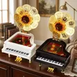 Retro Vintage Music Box Piano Phonograph - 1