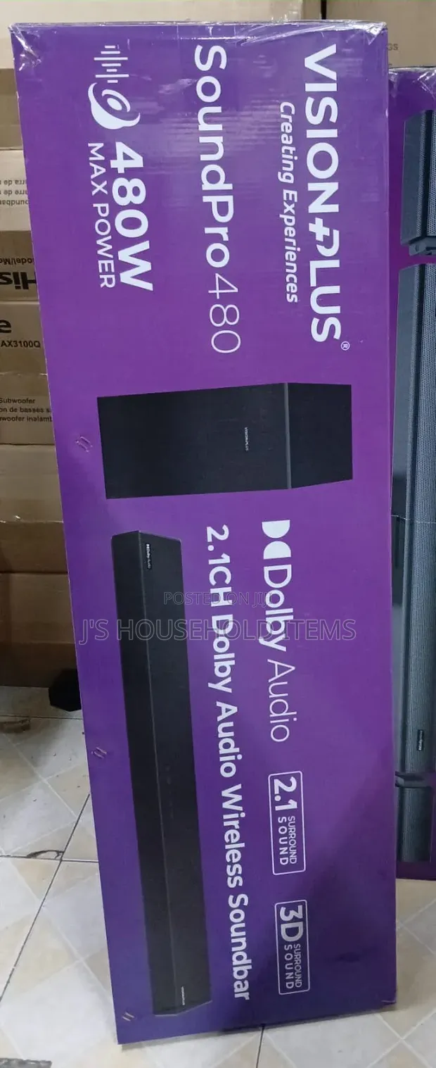 Visionplus 480W 2.1CH Dolby Audio System - 1