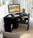 90cm Custom Corner Wooden Laptop Desk - 3