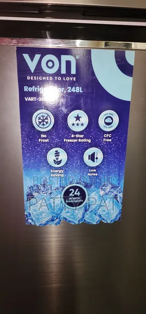 Von No Frost Refrigerator