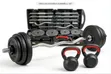58KG Adjustable Dumbbell and Barbell Set with Case (York) - 1