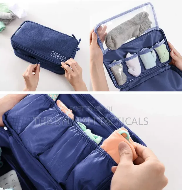Bra Panties/Boxers & Socks Travel Case Lingerie Organizer - 1