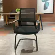Kiti cha Wageni cha Mesh Nyeusi cha Kati - 4