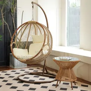 Round Rattan Hanging Egg Chair
