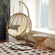 Round Rattan Hanging Egg Chair - 1