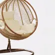 Round Rattan Hanging Egg Chair - 2