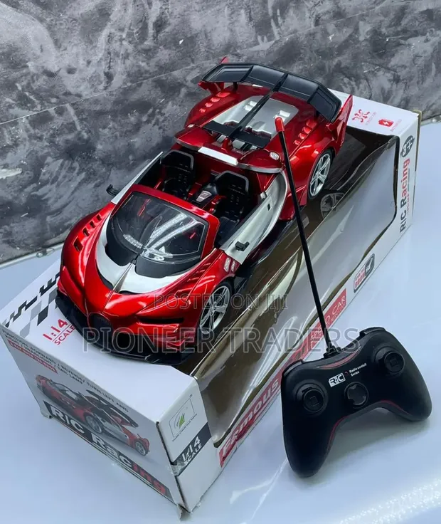 Gari la Toy la Bugatti la Remote Control Linalochajiwa - 1