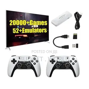 M22 Retro Game Console: Michezo 30000+, 4K HD, Dual Wireless Controllers