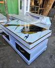 Modern 5ft TV Stand yenye Marble Top - 1
