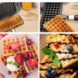 Non-Stick Waffle Pan / Maker with Insulated Handle - 1