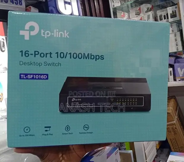 TP-Link TL-SF1016D 16-Port Desktop Switch - 1