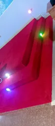 Red 8mm USA Wall Carpet for Churches - 1