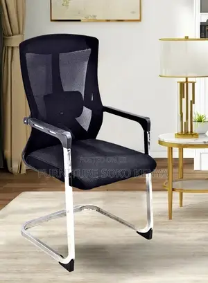 Mid-Back Ergonomic Mesh Office Guest Chair