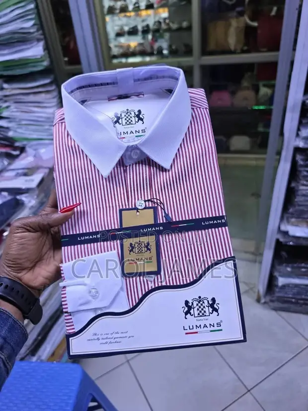 Fashionable Official Stripped Shirt - 1